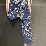 Serefina | Navy Bandana Boho Bag Charm Blue Photo 4