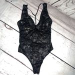 Victoria's Secret Women's Black and Silver Bodysuit Photo 7