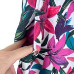 Lady Hagen Bright Tropical Floral Stretchy Shorts Mini Athletic Tennis Skirt 10 Photo 2