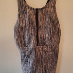 Nike  High-Neck Tankini Top Gray Heathered M Photo 0