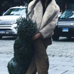 ZARA  White Faux Fur Coat Jacket blogger favorite winter coat  Photo 9