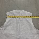 MNG Womens XXL Gray Linen Blend Sleeveless Vest Career Officewear CorpCore Style Size undefined Photo 4
