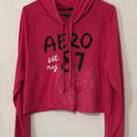 Aeropostale Aero Pink Cropped Hoodie XL Photo 0