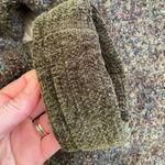 Weave of the Irish Boucle knit Irish cardigan dark green boxy size small Photo 3