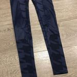 Alo Yoga Blue Houndstooth Full Length Leggings XS Legging Photo 5