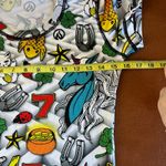 InkNBurn Lucky Tech Short Sleeve‎ Graphic T Shirt XXS 2XS White Multicolor Gym Blue Photo 5