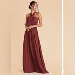 Birdy Grey Birdie Grey Grace Convertible Dress in Chiffon Rosewood Size Large NWT Photo 8