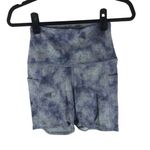 Evolution and creation  Womens High Waist Bike Biker Shorts Tie Dye Blue Gray S Photo 0