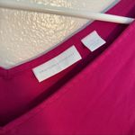 New York & Company Sleeveless Handkerchief Hem Blouse Pink Size XS Photo 5
