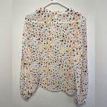 Hutch (Anthropologie) Boho Stars Print Blouse Small Tie Neck Photo 5