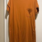 ZARA  Burnt Orange Casual Tee Dress Photo 0