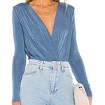 Revolve Free People X  Turnt Bodysuit in Copenhagen Blue M‎ Medium Intimately Photo 0