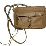 Rebecca Minkoff Camel Tan Leather MINI MAC Crossbody Bag Handbag Photo 0