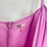 House Of CB  Loren Georgette Mermaid Gown in Pink Size Medium Photo 8