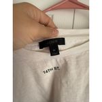 J.Crew white new york street tshirt size medium Photo 2