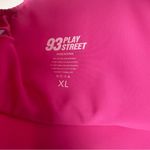 93 Play Street TYLER Wild Child Size XL Sporty Bikini Top Pink Photo 3