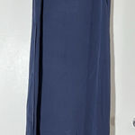 Valerie Stevens  Navy Dress Womens 6 Blue Shift Silk Classic Minimalist Lined Photo 0