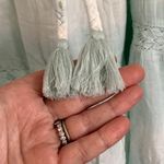 Aerie NWT  Tie Dye Beachy Tiered Maxi Dress in Blue/Ivory Photo 6