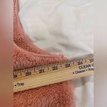 LOMON Womens Fuzzy Sherpa Fleece Jacket Lightweight Vest Pink Sleeveless XL Photo 8