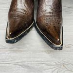 El general leather embroidered cowboy / cowgirl western boots shoes 6 Brown Photo 3