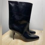 Stuart Weitzman  rich leather stiletto boot / bootie size 5 black Photo 2