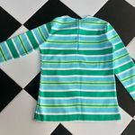 NWT Vintage 2 Piece Set Devon Kelly Green Pants & Long Sleeve Shirt Stripes Sz M Size M Photo 4
