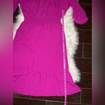 Scoop Hot Pink Blouson Midi Dress with Bow in Back sz XL Pink Photo 8