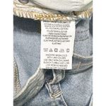 Free People Frayed Hem Distressed Mid Rise Skinny Jeans Blue Stonewash Size 24 Photo 3