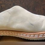 Jean Paul Barriol Suede Sling Back Loafers in Off White Photo 7