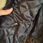 Banana Republic Women's  VEST Size S BLACK FAUX FUR FRONT POCKETS Photo 4