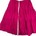 Pink cotton broom skirt Photo 2