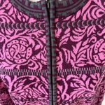 Icelandic Design‎ Women's Nordic Cotton Cardigan Sweater Size Medium Pink Photo 9