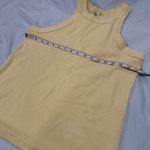 Loft NWOT  Women's XL Sleeveless Striped Pullover Blouse/Tank Top Lime Green. Photo 2