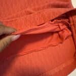 Anthropologie Maeve Women Coral Shift Dress Stretch Crew Neck Textured Design M Photo 8