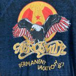 Aerosmith Women’s Rag Doll Permanent Vacation ‘87 Semi Sheer Concert Tee Photo 2
