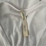 Renee C . Organic Cotton V-Neck Smocked Waist Top, Sz S Photo 12