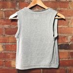 NWOT Pointelle Knit Vest in Grey | Size XS Gray Photo 2
