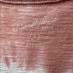 Universal Threads Universal Thread Tie Dye V Neck T Shirt Pink White Stripe XL Cotton Blend Photo 1