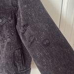 Highway Jeans  Charcoal Denim Jacket distressed size, medium Photo 3
