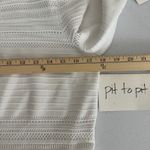 Ralph Lauren Lauren  White Knit Cardigan Sweater‎ Jacket Open Weave Womens Medium Photo 10