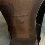 Eric Michael  Black Leather Studded Ankle Bootie Photo 4