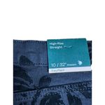 Wild Fable Womens High-Rise Straight Jeans Floral Print Size 10 / 32" Inseam Photo 5