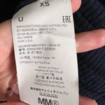 Maison Margiela Long Sleeve Navy Ribbed Oversized Crewneck Knit Sweater Size XS Photo 12