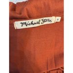 Michael Stars  Womens Jumpsuit Rust Orange Drawstring Waist Casual Comfy size S Photo 2