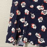 Abercrombie & Fitch  Blue Floral Open Back Crop Top Tank Womens S Summer Beachy Photo 1