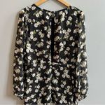 Emory park ASOS  Dark Ditzy Floral Print Maxi Dress Size Large Long Sleeve Photo 4