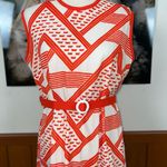 Darling Vintage 1960s/70s Flutterby Polyester Dress! Orange Size 16 Photo 2