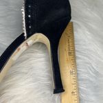 Rampage  Black suede and embellished heels 8M. Photo 9