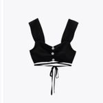 ZARA  strapping jewel Button Top 9878-219 Photo 1