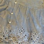 Dry Goods | striped blue and white dressy tank top Photo 2